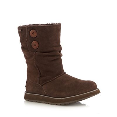 Skechers Dark brown 'Keepsakes-Freezing' boots